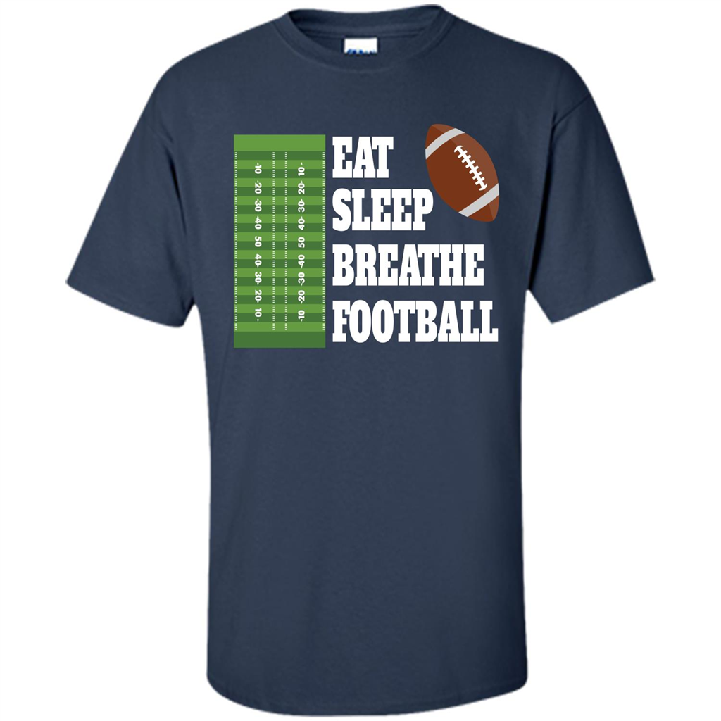 Eat Sleep Breathe Football T-shirt Navy