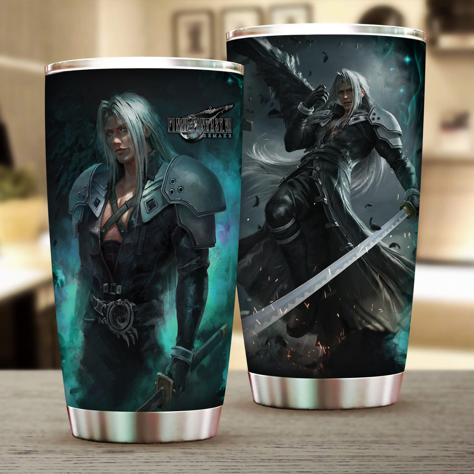 Final Fantasy VII Remake Sephiroth Tumbler 20oz