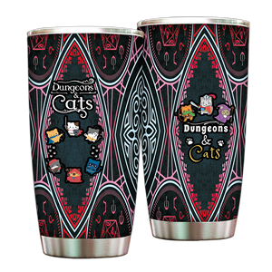 Dungeons And Cats Tumbler 20 Oz  