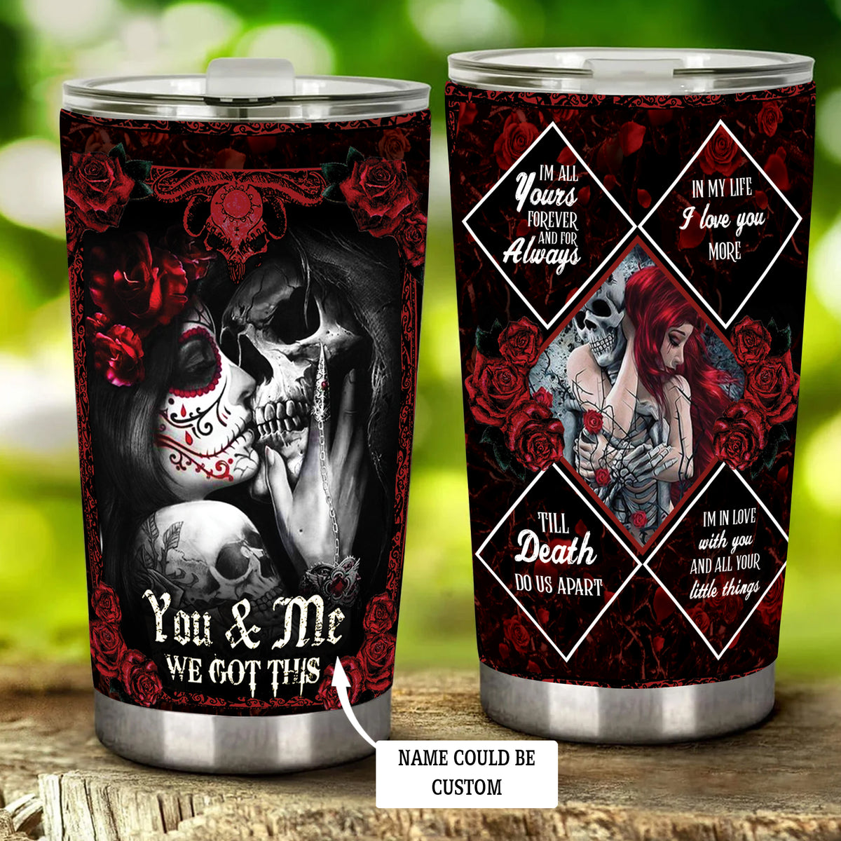 Personalized You And Me We Got This Tumbler 20oz