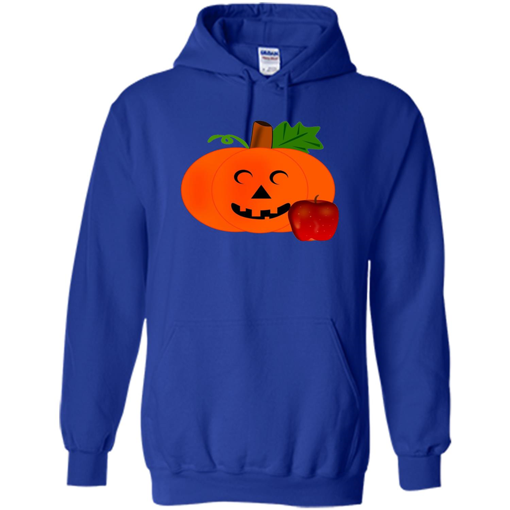 Cute Teacher Pumpkin Apple Halloween Costume T-shirt Royal