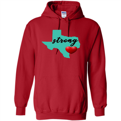 Texas Strong Support Texans T-shirt Red