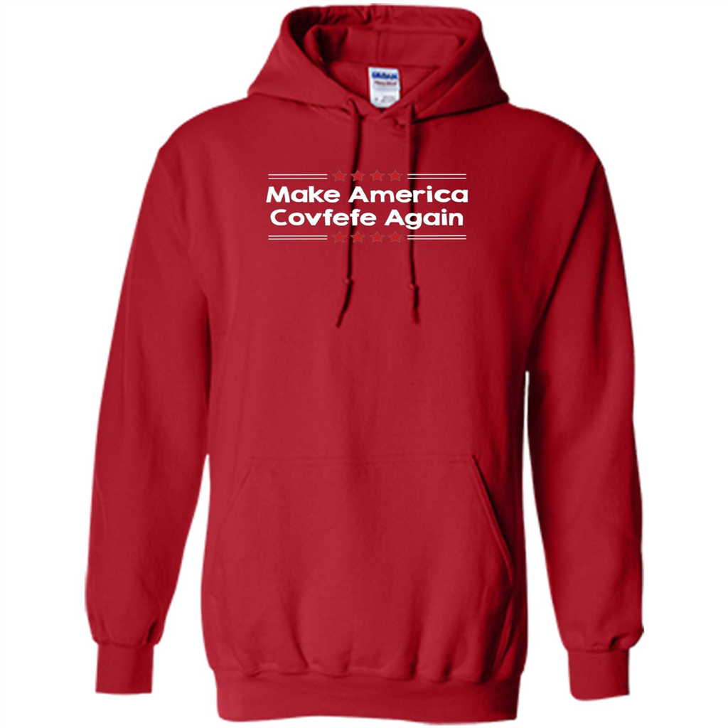 American T-shirt Make America Covfefe Again Red