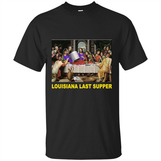 Louisiana Last Supper T-shirt Black