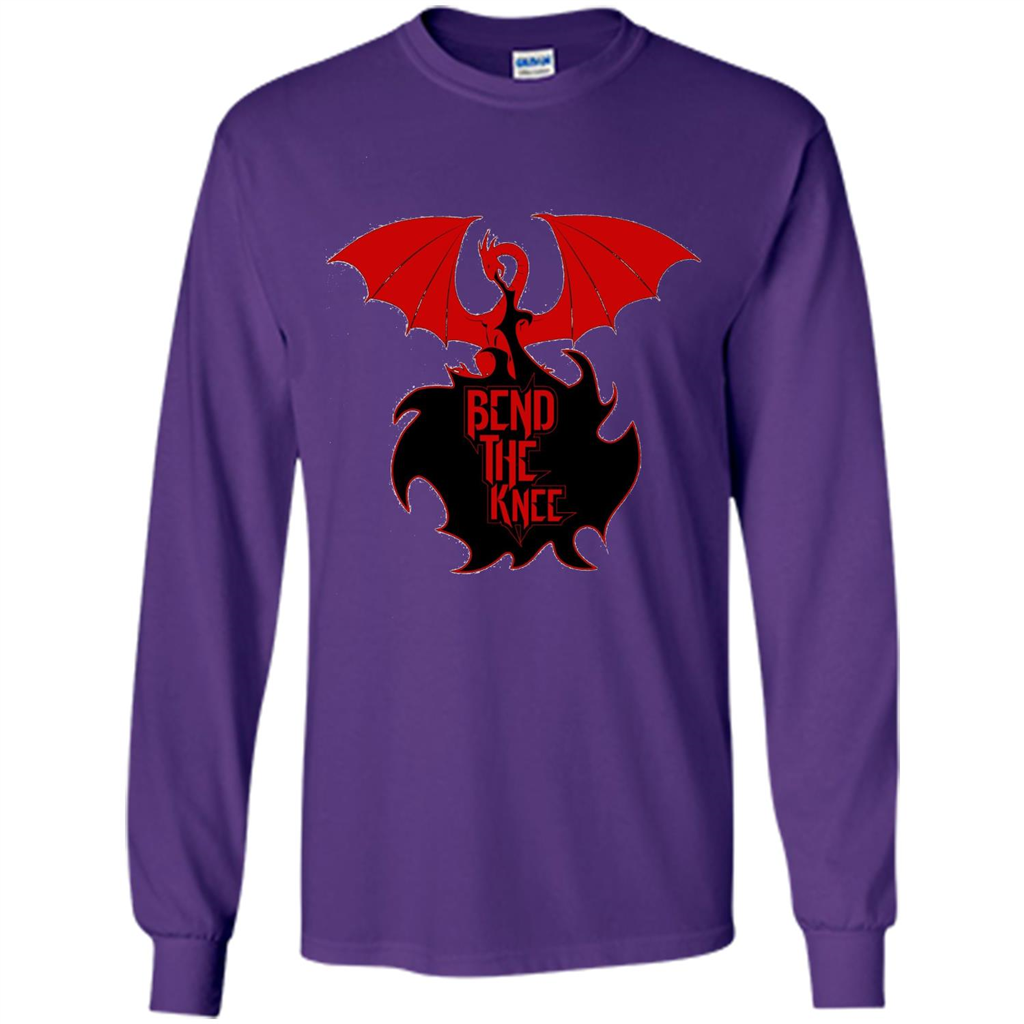 Movies T-shirt Bend The Knee T-shirt Purple