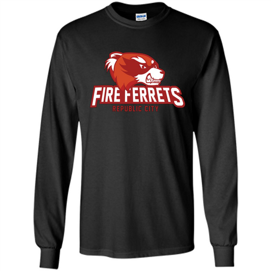 Republic City Fire Ferrets T-shirt Black
