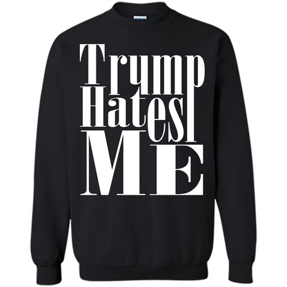 President America Hates Me T-shirt Black