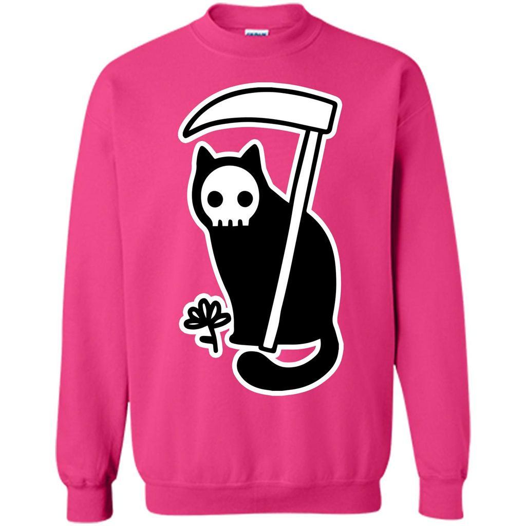 Cat Grimm Reaper T-shirt Heliconia