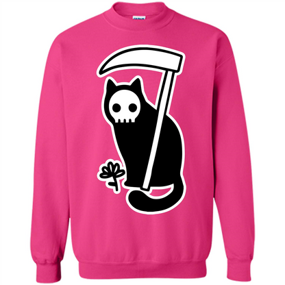 Cat Grimm Reaper T-shirt Heliconia
