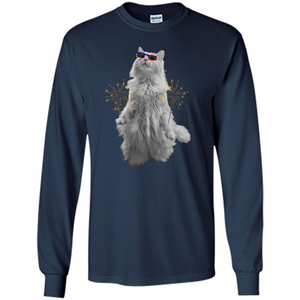 Funny Patriot Cat T-shirt Meowica