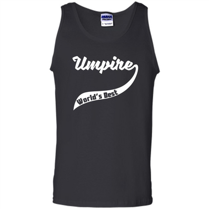 Retro World's Best Umpire T-Shirt Black