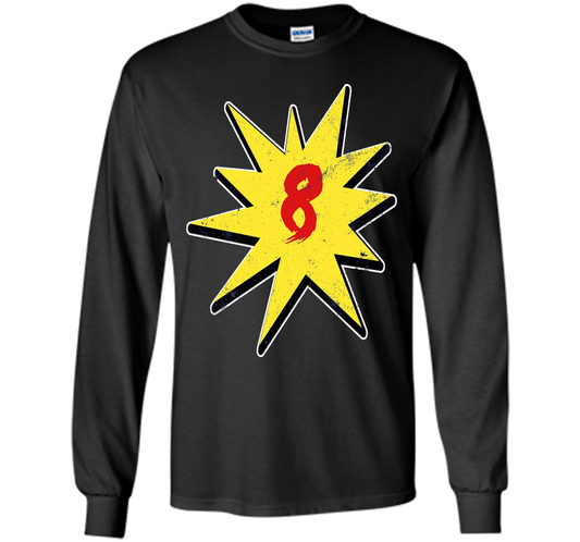 Eighth Birthday Shirt Super Hero Birthday Shirt 8 Year Old shirt Black