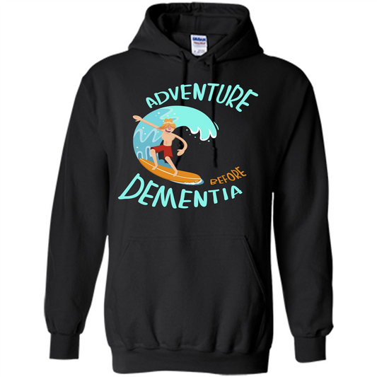 Adventurer T-shirt Adventure Before Dementia T-shirt Black