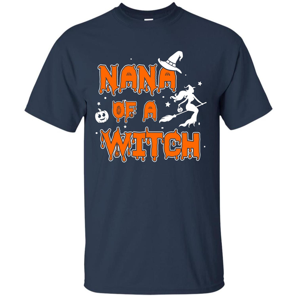 Halloween T-shirt Nana Of A Witch Navy