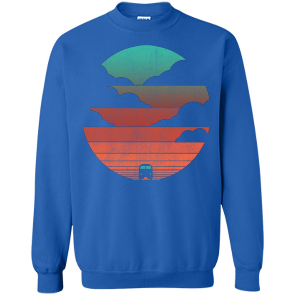 Driving Into The Sunset T-shirt Royal