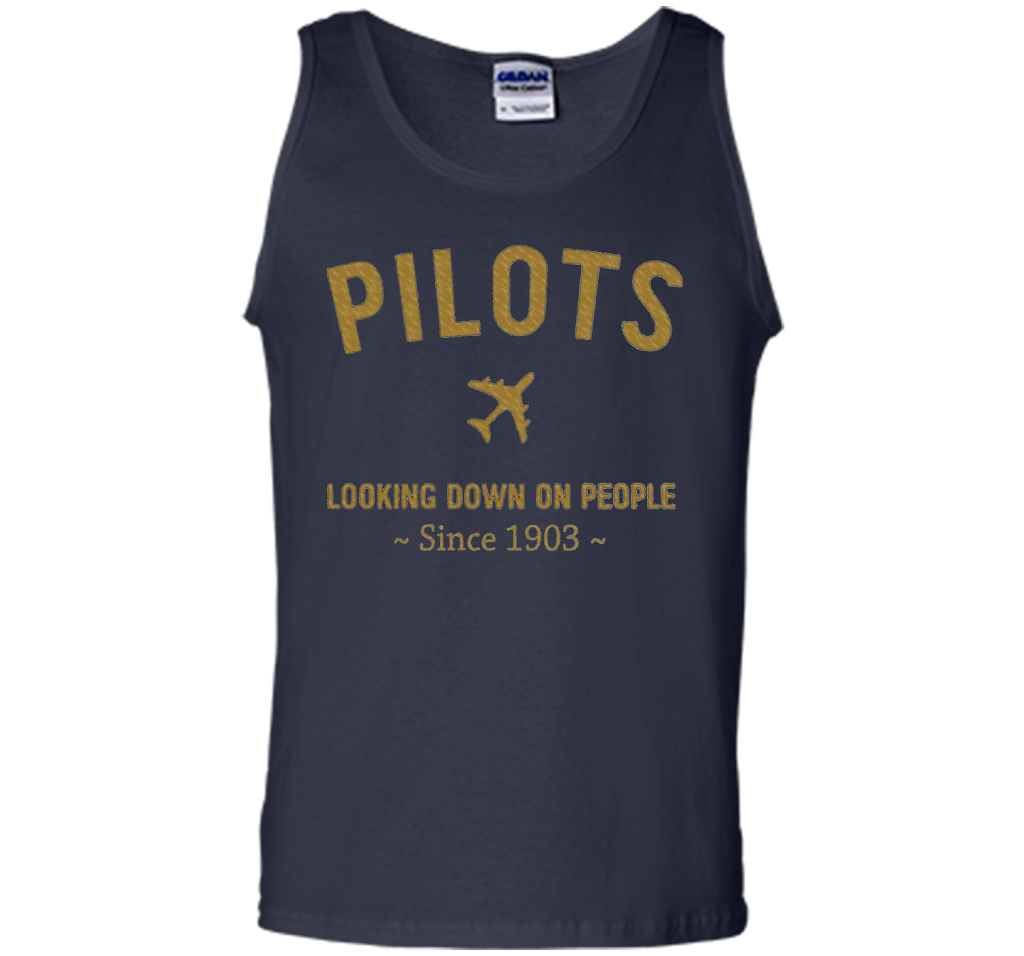 Pilots Looking Down On People Since 1903 T-shirt Navy