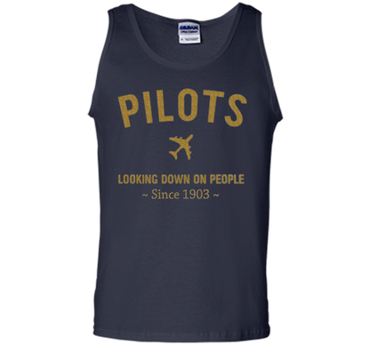 Pilots Looking Down On People Since 1903 T-shirt Navy