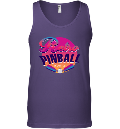 Retro Pinball Shirt Tank Top Tank Top Purple
