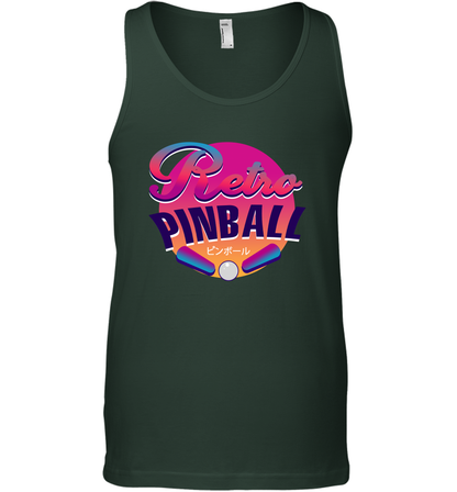 Retro Pinball Shirt Tank Top Tank Top Forest Green