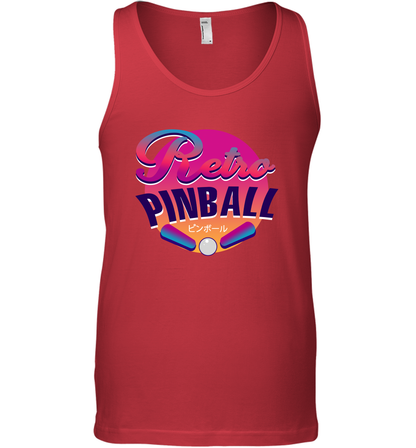 Retro Pinball Shirt Tank Top Tank Top Red