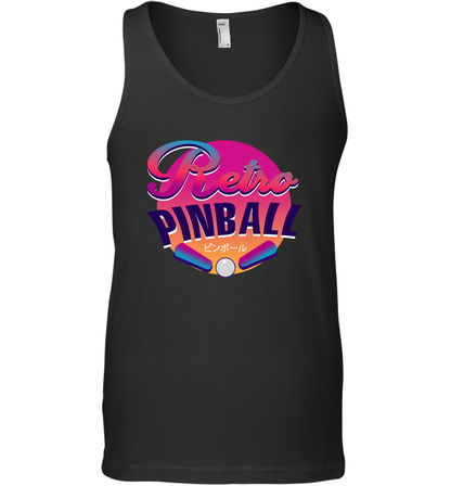 Retro Pinball Shirt Tank Top Tank Top Black