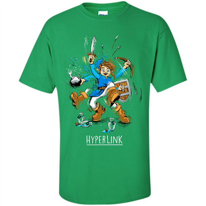 Gamer T-shirt HyperLink Irish Green