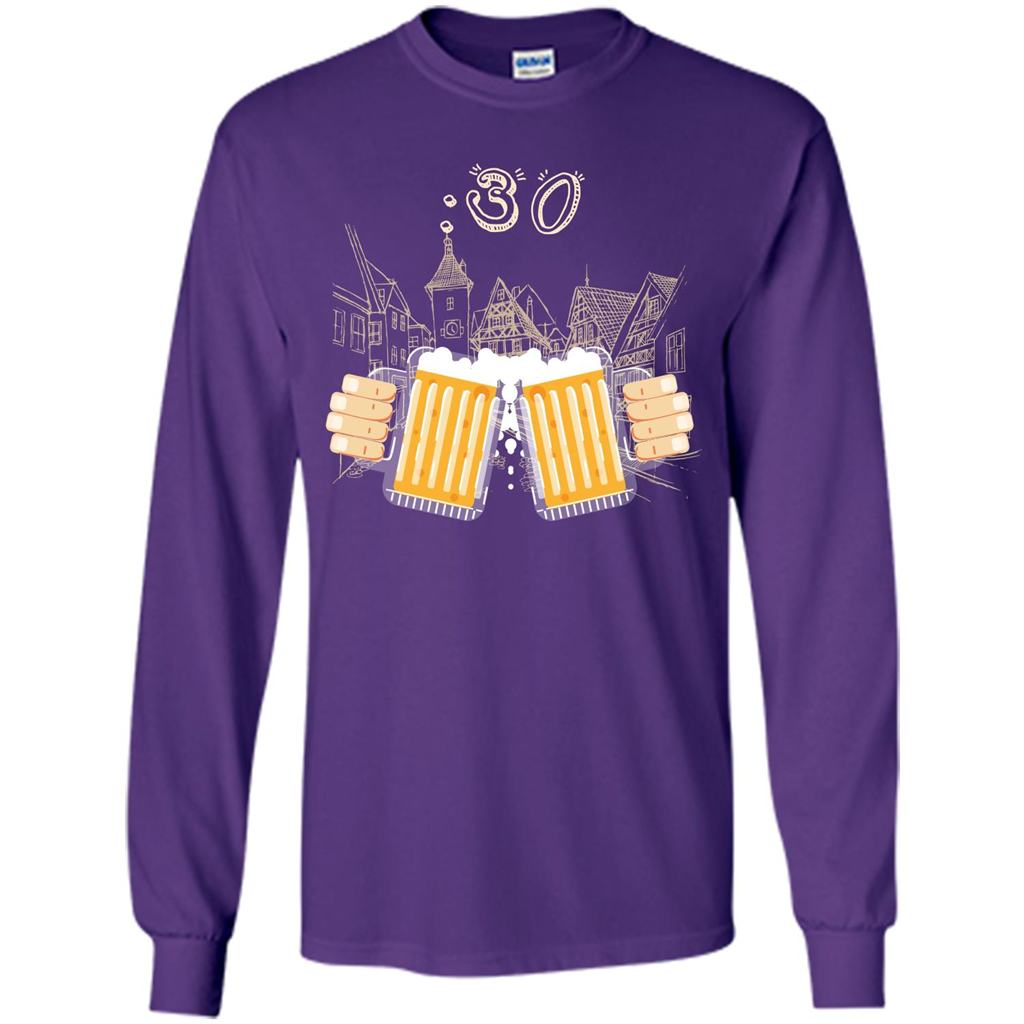 Beer:30 Time T-shirt Purple