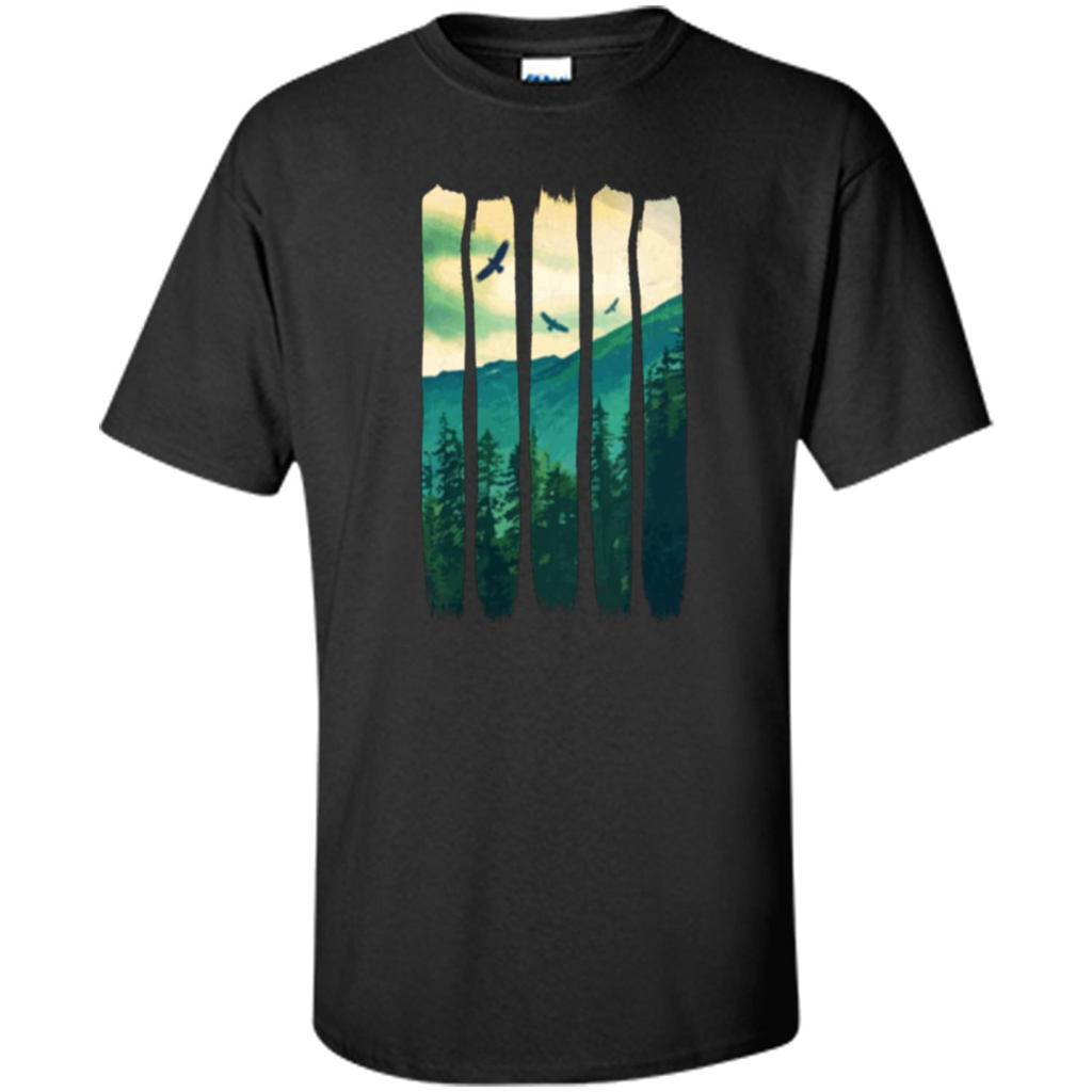 Vintage Mountain T-shirt Black