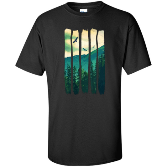 Vintage Mountain T-shirt Black