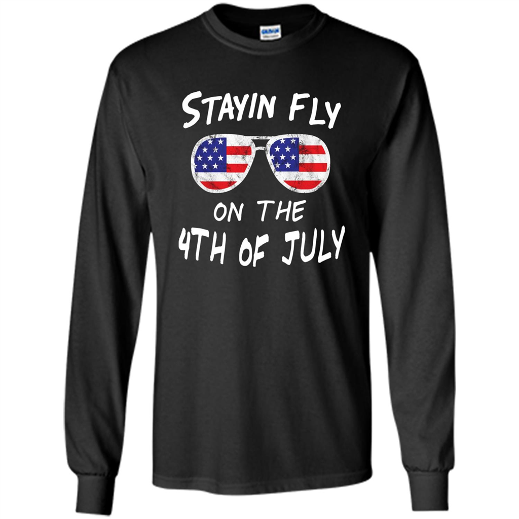 Independence Day T-shirt Stayin Fly On The 4th Of July Black