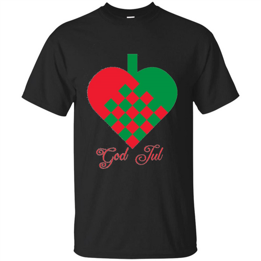 God Jul Merry Christmas T-shirt Black