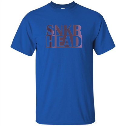 Sneaker Head Eggplant Foams T-shirt Foamposite SNKB HEAD Royal