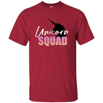 Unicorn Squad Rainbow Unicorns T-Shirt Cardinal