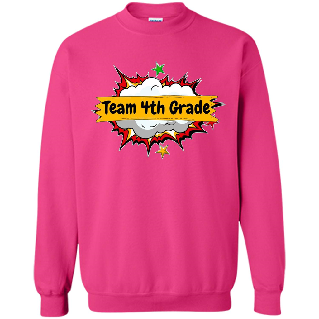 Team 4th Grade T-shirt Back To School Teacher Student T-shirt