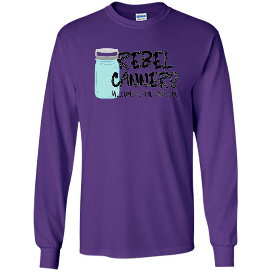 Rebal Canners Welcome To The Dark Side T-shirt Purple