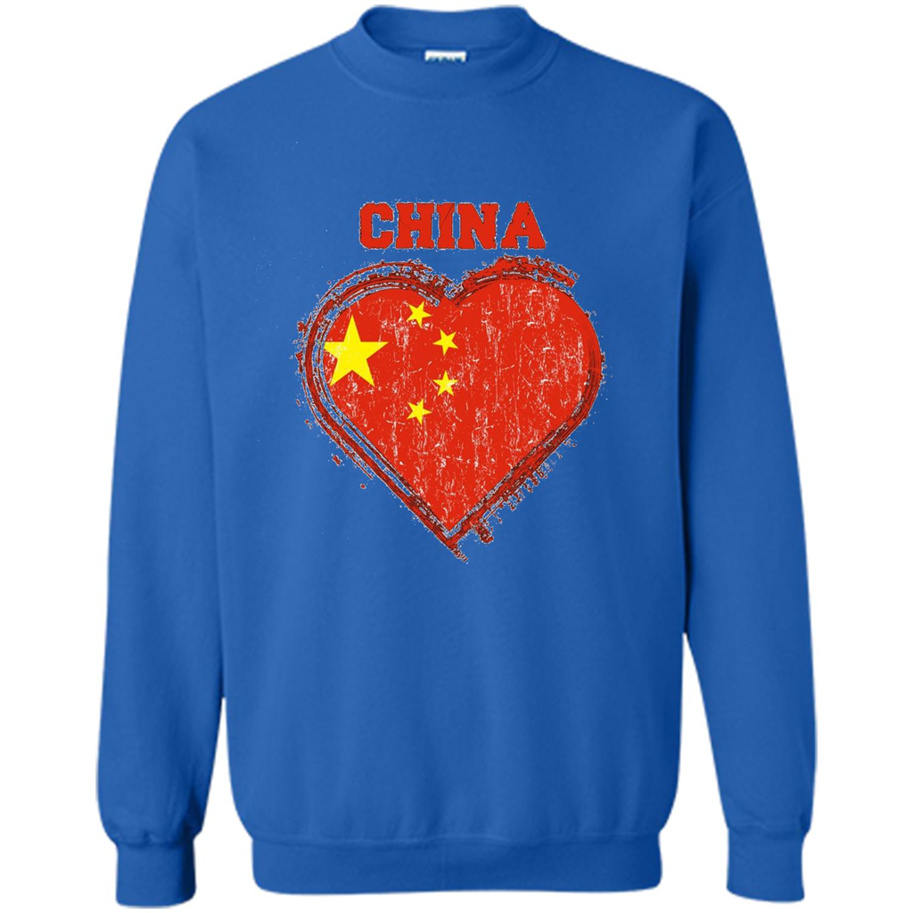 Chinese T-shirt Chinese Flag Shirt Royal