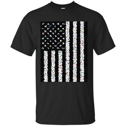 American Flag T-shirt Black