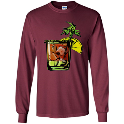Bloody Mary T-shirt Cocktail Maroon