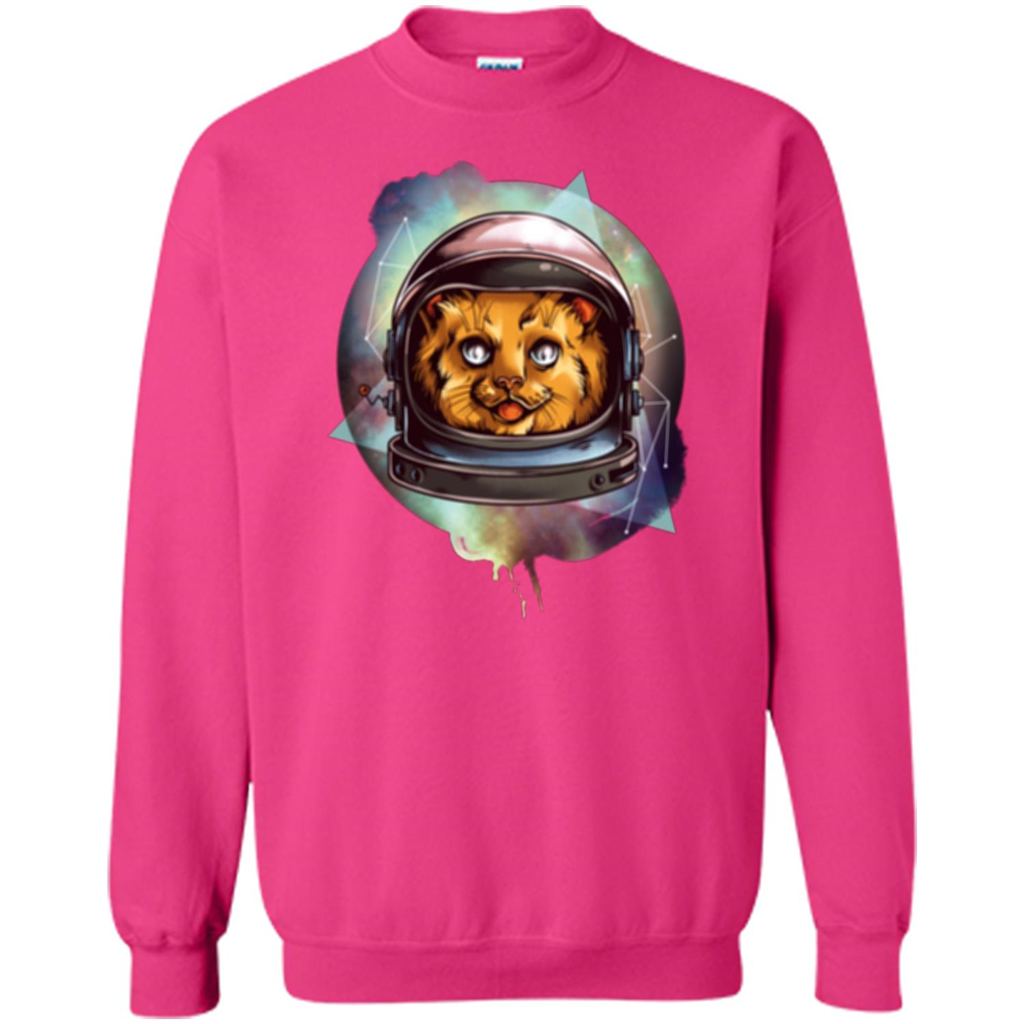 Space Kitty T-shirt Heliconia