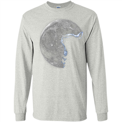 Cat Lover T-shirt Cat And Moon Ash