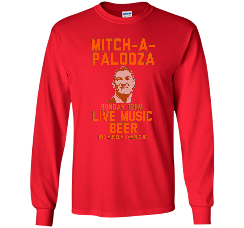 Mitch A Palooza Blue And Orange Party T-shirt Red