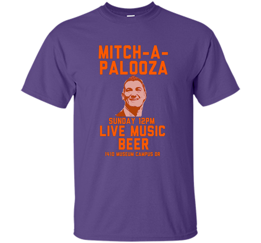 Mitch A Palooza Blue And Orange Party T-shirt Purple
