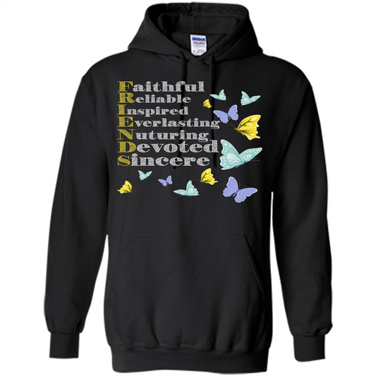 Friend T-shirt Faithful Reliable Inspired Everlasting Orange