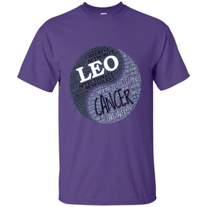 Zodiac Facts T-shirt Women Leo and Cancer T-shirt