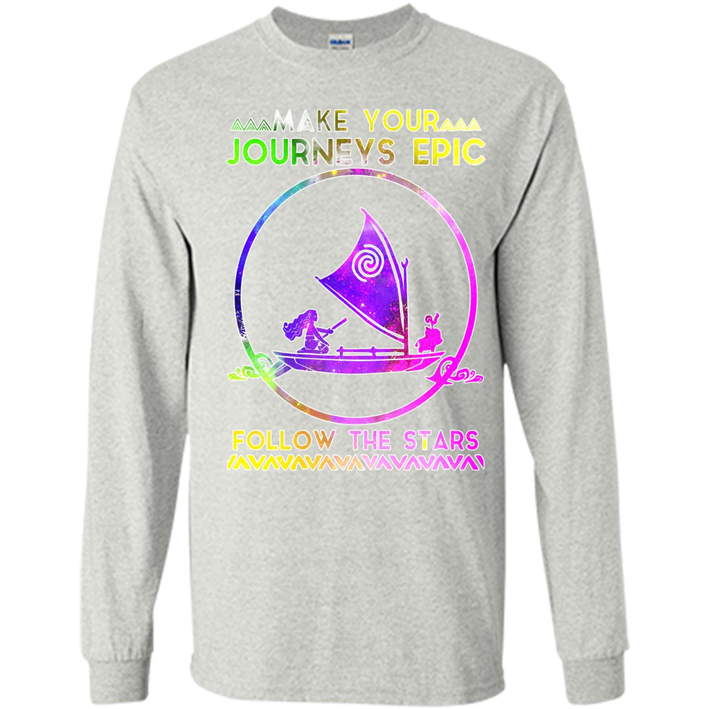 Movie T-shirt Make Your Journeys Epic Follow The Stars Ash