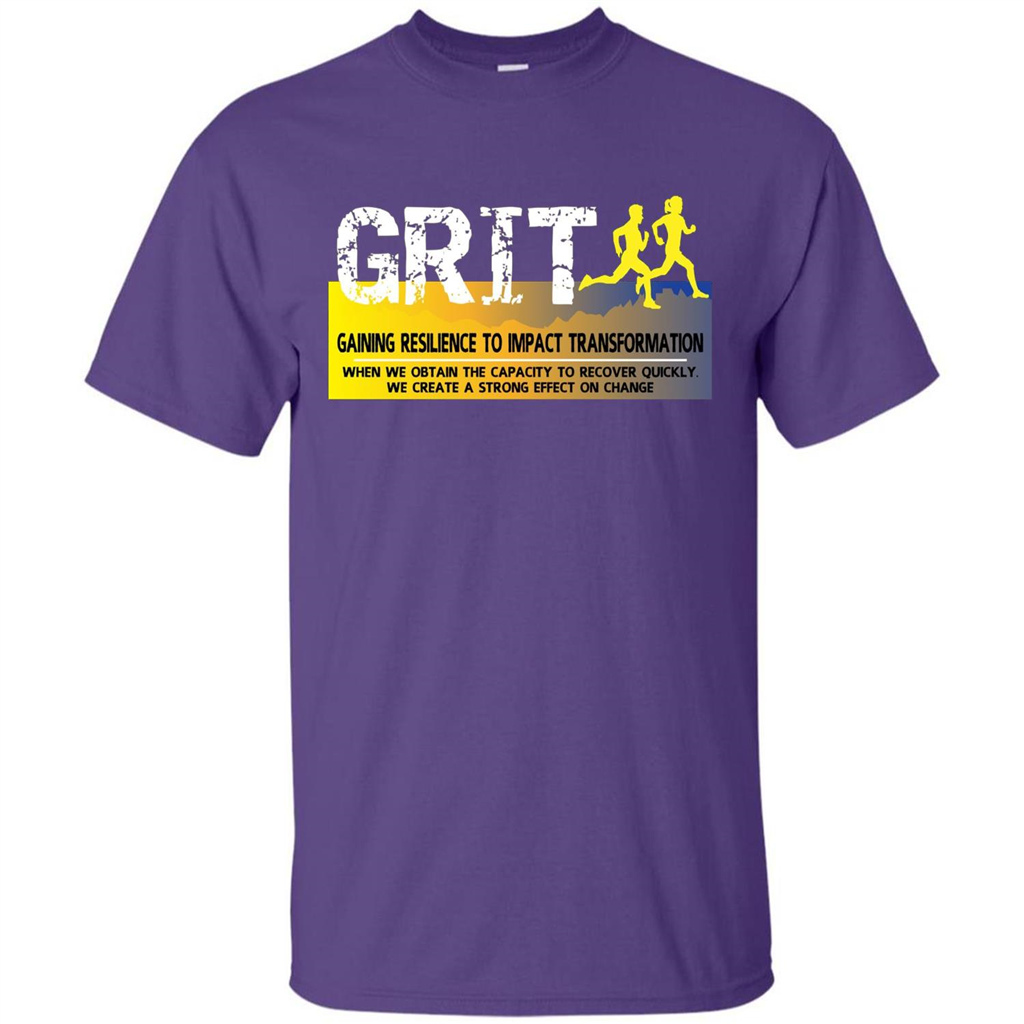 Gaining Resilience To Impact Transformation T-shirt Purple