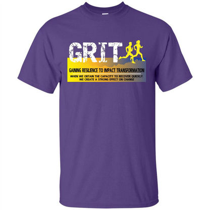 Gaining Resilience To Impact Transformation T-shirt Purple