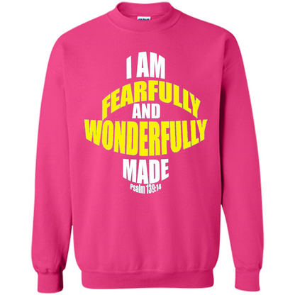 Fearfully And Wonderfully Made Christian T-Shirt Heliconia