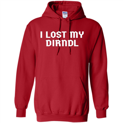 I Lost My Dirndl Oktoberfest Beer Party T-Shirt Red