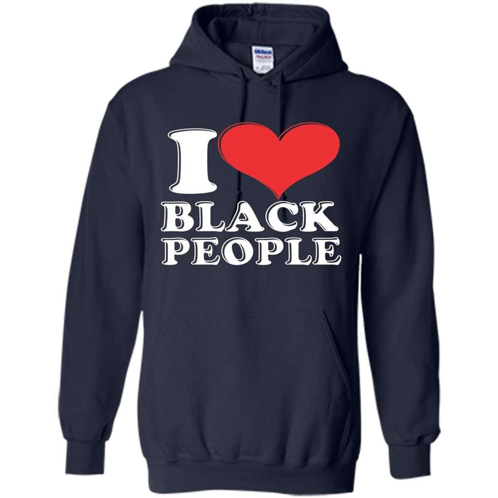 I love black People T-shirt Black is Beautiful Black Pride Navy